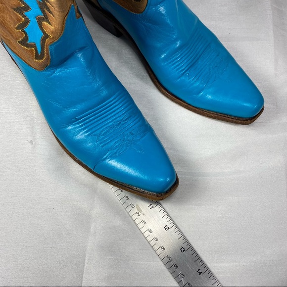 Old West size 8.5 custom painted western boots - Picture 12 of 12